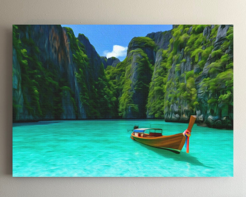 Pileh Lagoon Longtail Boat — Phi Phi Islands, Thailand