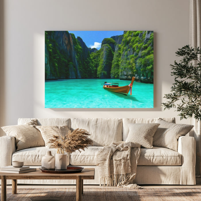 Pileh Lagoon Longtail Boat