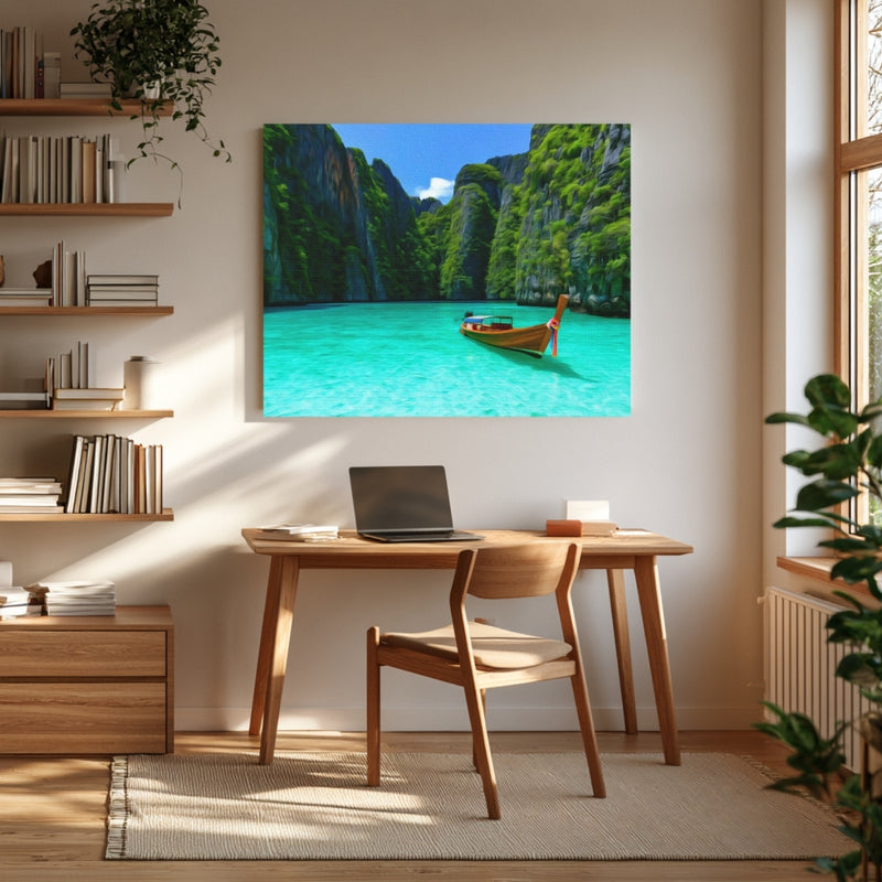 Pileh Lagoon Longtail Boat — Phi Phi Islands, Thailand, view 4