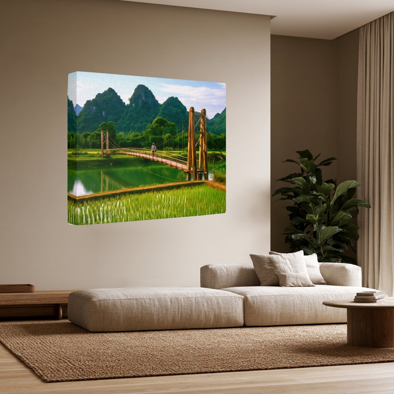 Phong Nha Suspension Bridge — Phong Nha, Vietnam, view 3