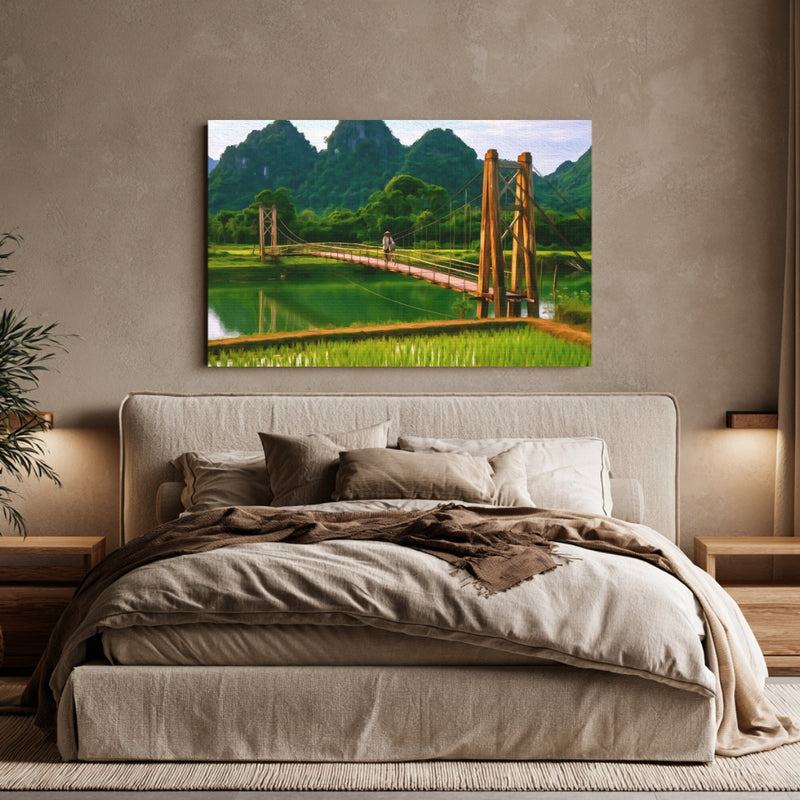 Phong Nha Suspension Bridge — Phong Nha, Vietnam, view 6