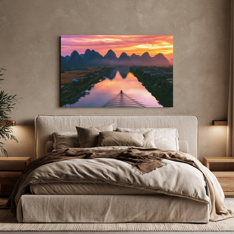 Li River Karst Sunset — Phong Nha, Vietnam, view 6