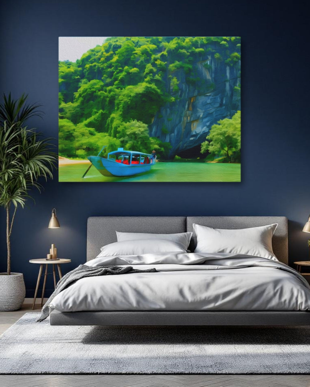 Phong Nha, Vietnam | Cave River Boat Journey | Original Series Gallery Canvas detail