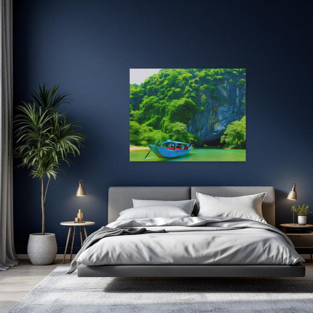 Phong Nha, Vietnam | Cave River Boat Journey | Original Series Gallery Canvas detail
