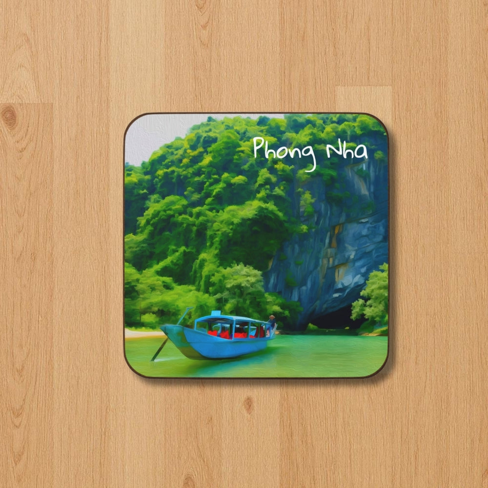 Phong Nha, Vietnam | Cave River Boat Journey | Original Series Hardboard Coaster