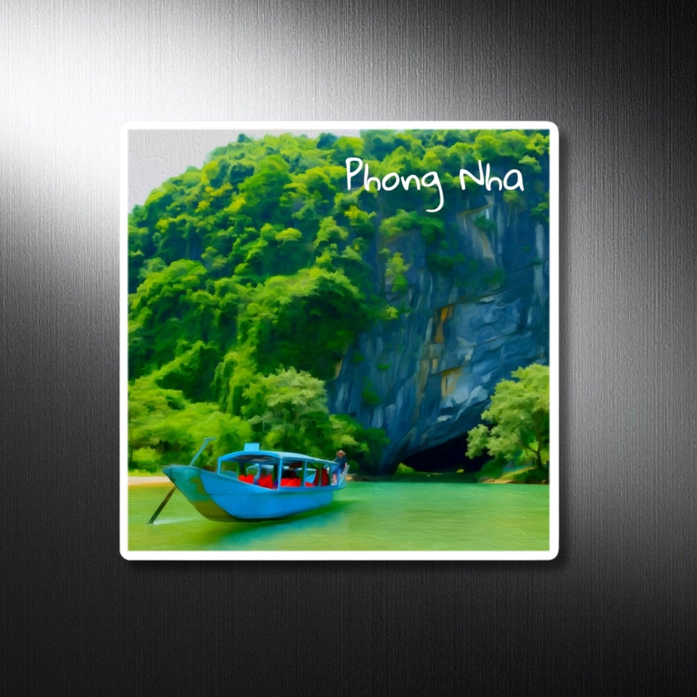 Phong Nha, Vietnam | Cave River Boat Journey | Original Series Decorative Magnet