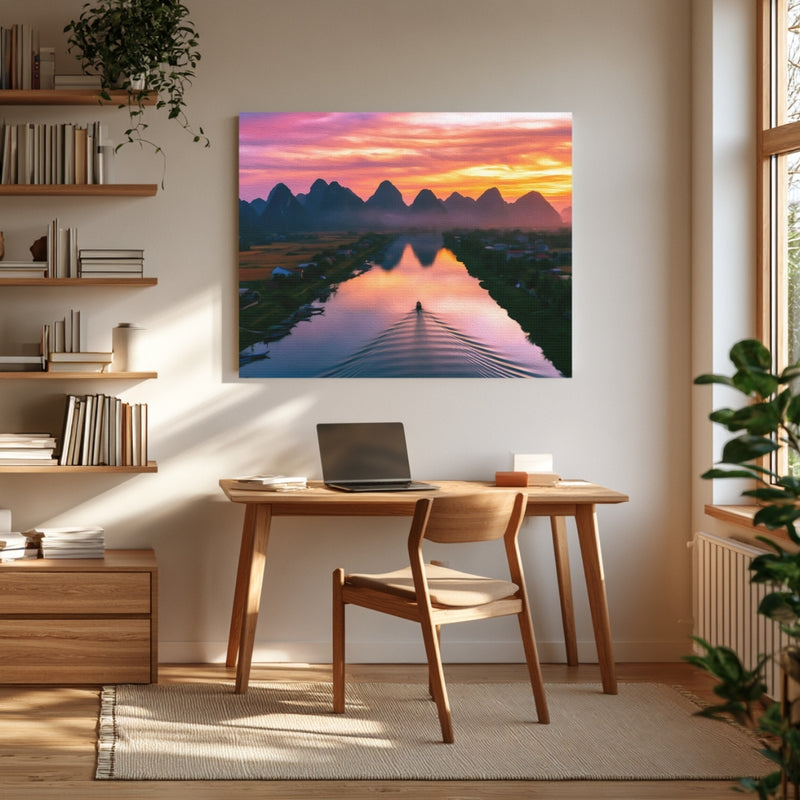 Li River Karst Sunset — Phong Nha, Vietnam, view 4