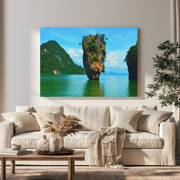 Phuket, Thailand | Ko Tapu James Bond Island | Original Series Gallery Canvas