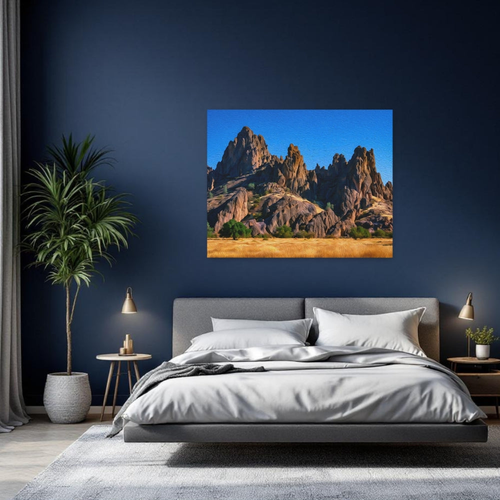 Pinnacles National Park, California | Jagged Rock Spires Formation | Original Series Gallery Canvas detail
