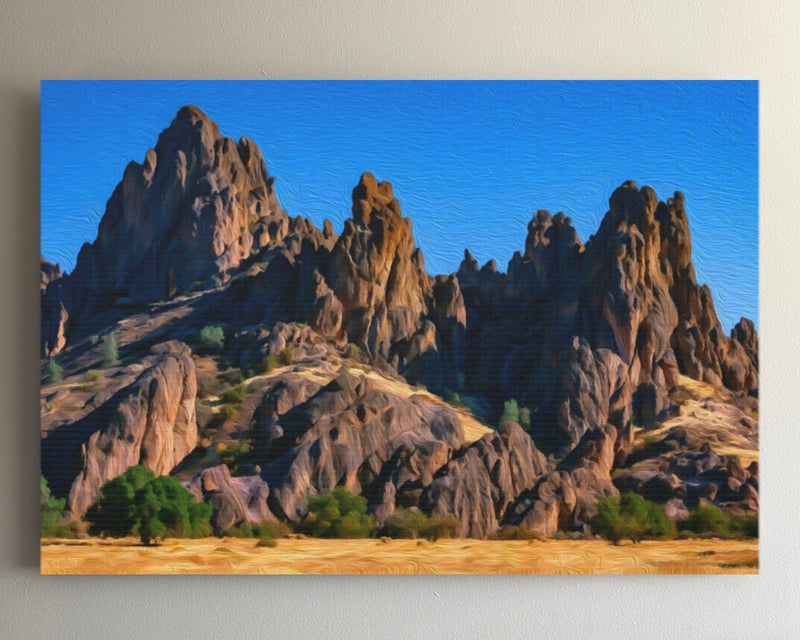 Jagged Rock Spires Formation — Pinnacles National Park, California