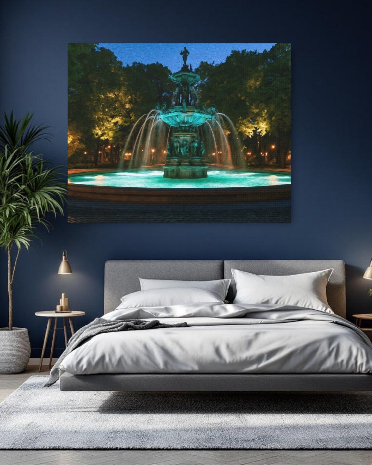 Plovdiv Singing Fountains Night — Plovdiv, Bulgaria, study 1