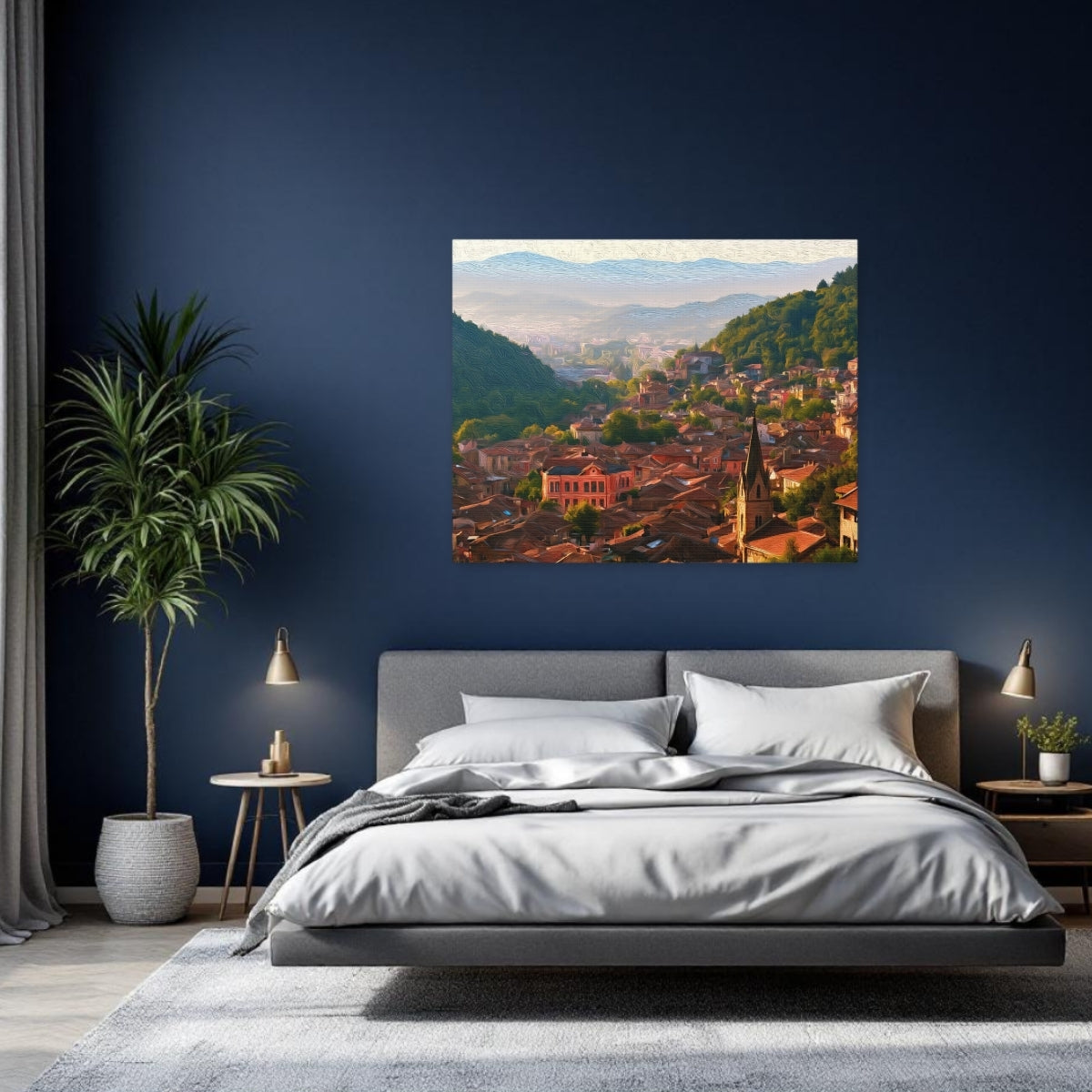 Plovdiv Old Town Rooftops — Plovdiv, Bulgaria, study 2
