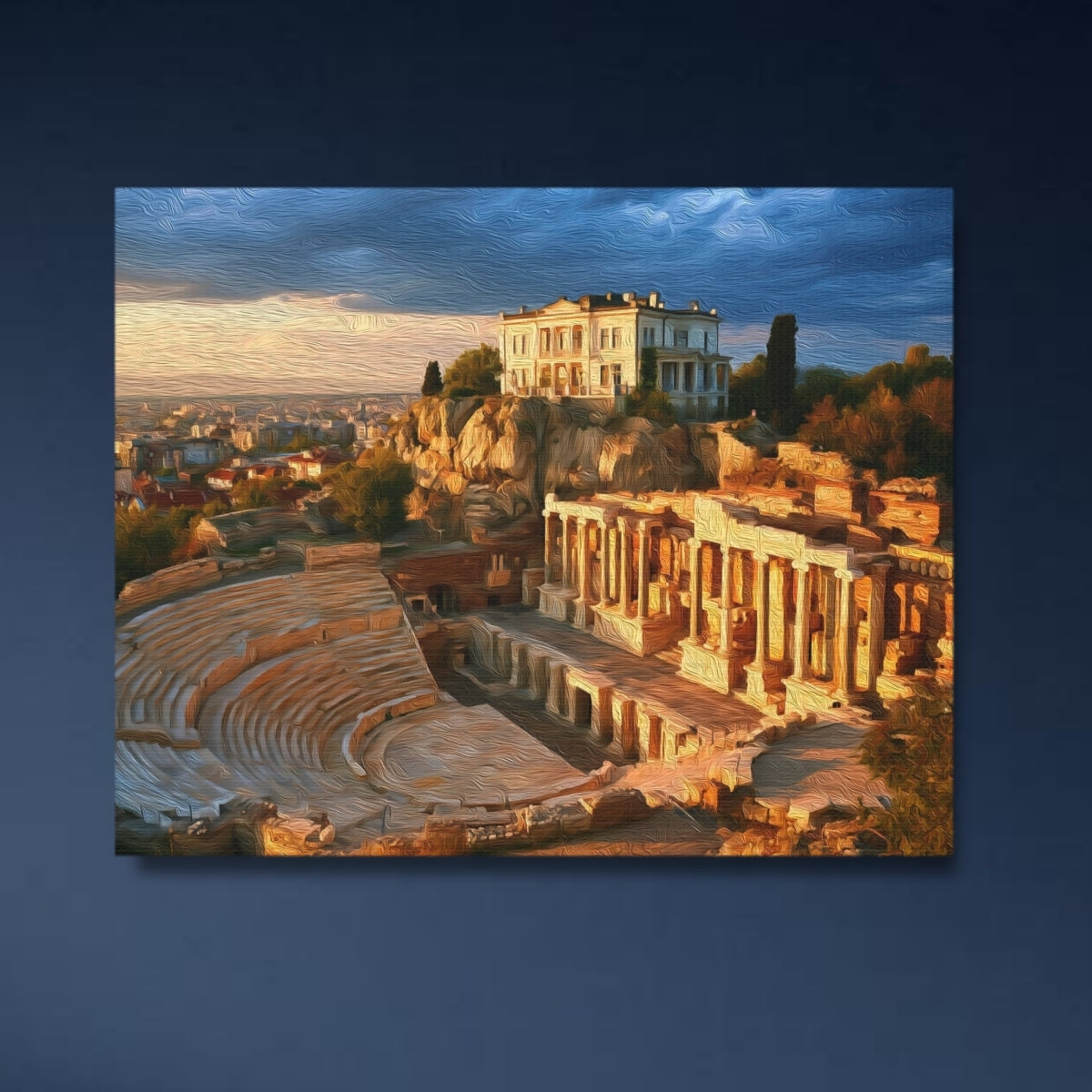 Ancient Roman Theatre Plovdiv — Plovdiv, Bulgaria, close-up detail