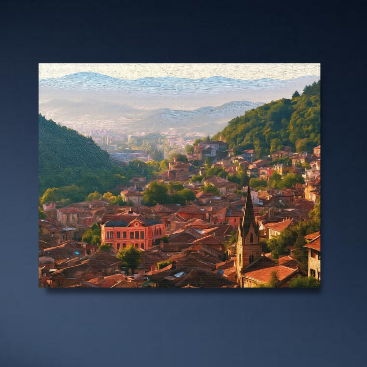 Plovdiv Old Town Rooftops — Plovdiv, Bulgaria, close-up detail