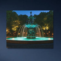 Plovdiv Singing Fountains Night — close-up thumbnail