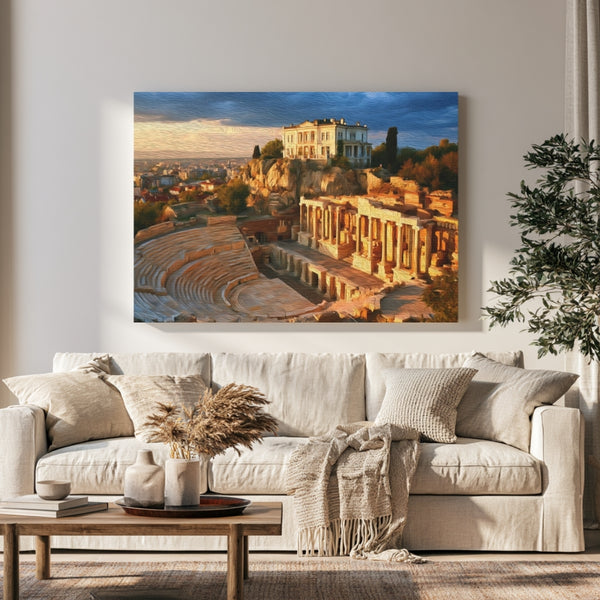 Plovdiv, Bulgaria | Ancient Roman Theatre Plovdiv | Original Series Gallery Canvas