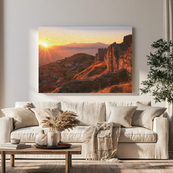 Plovdiv, Bulgaria | Nebet Tepe Ancient Fortress Ruins | Original Series Gallery Canvas