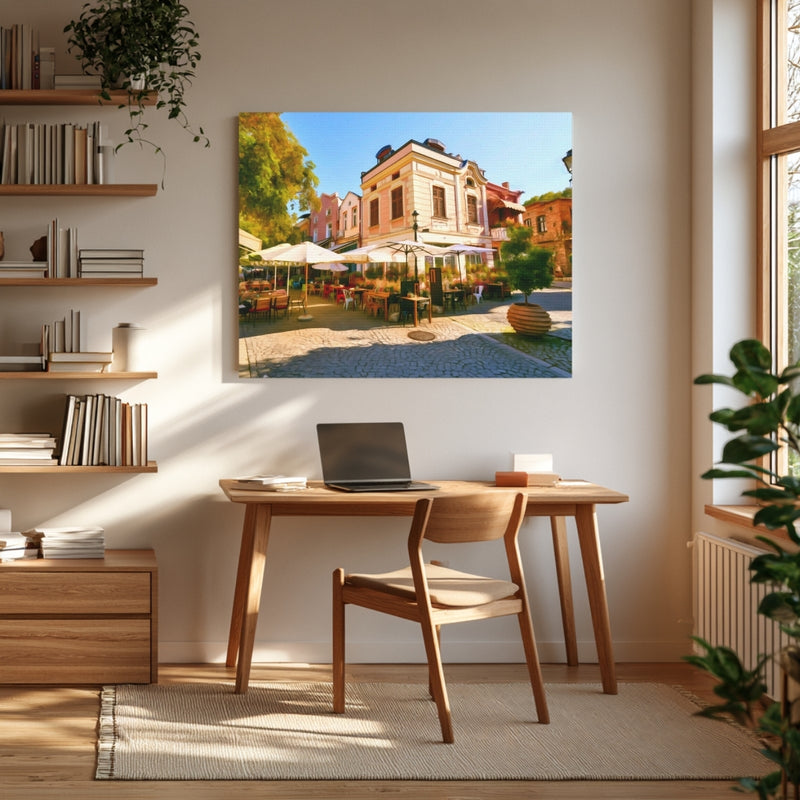 Plovdiv Old Town Cafe Square — Plovdiv, Bulgaria, view 4