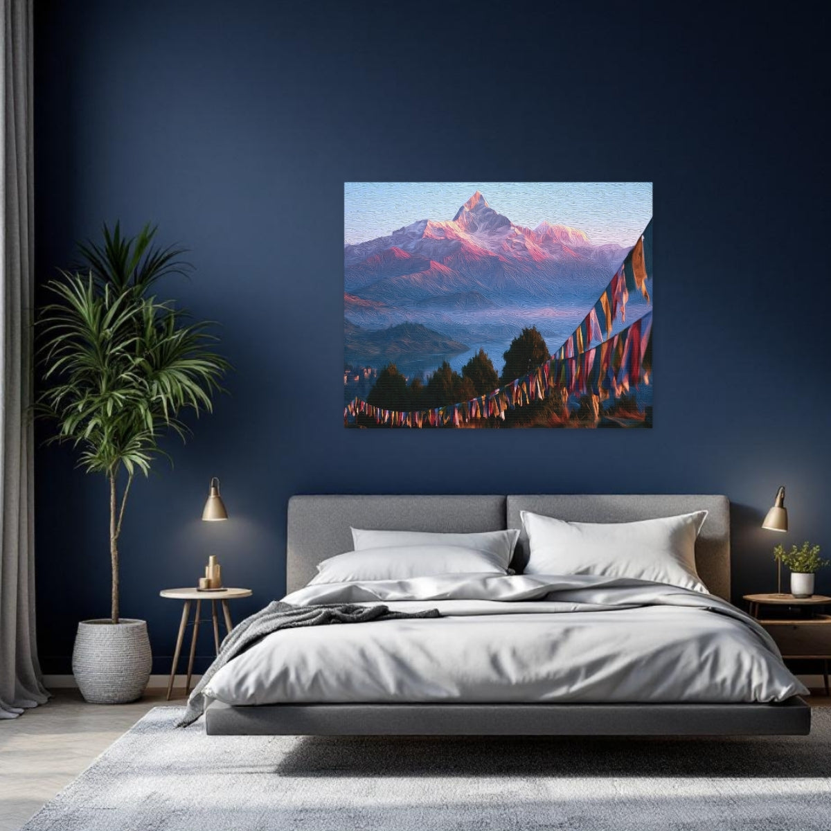 Machhapuchhre From Sarangkot At Sunrise — Pokhara, Nepal, study 2