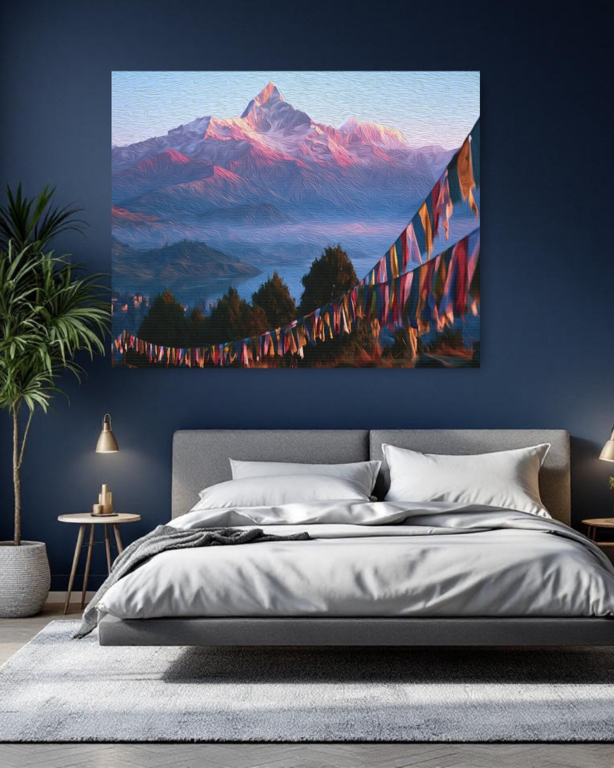 Machhapuchhre From Sarangkot At Sunrise — Pokhara, Nepal, study 1