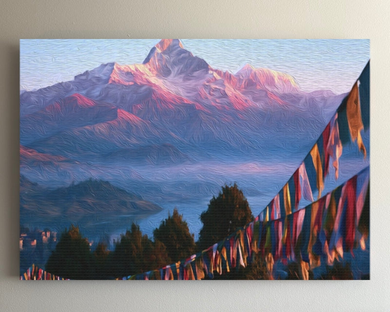 Machhapuchhre From Sarangkot At Sunrise — Pokhara, Nepal