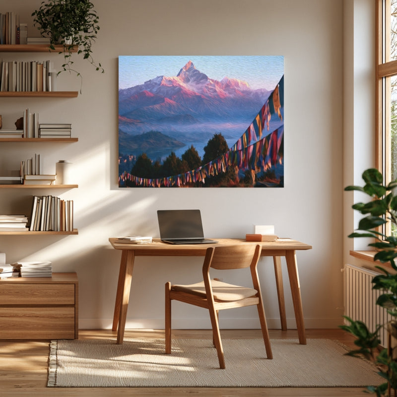 Machhapuchhre From Sarangkot At Sunrise — Pokhara, Nepal, view 4
