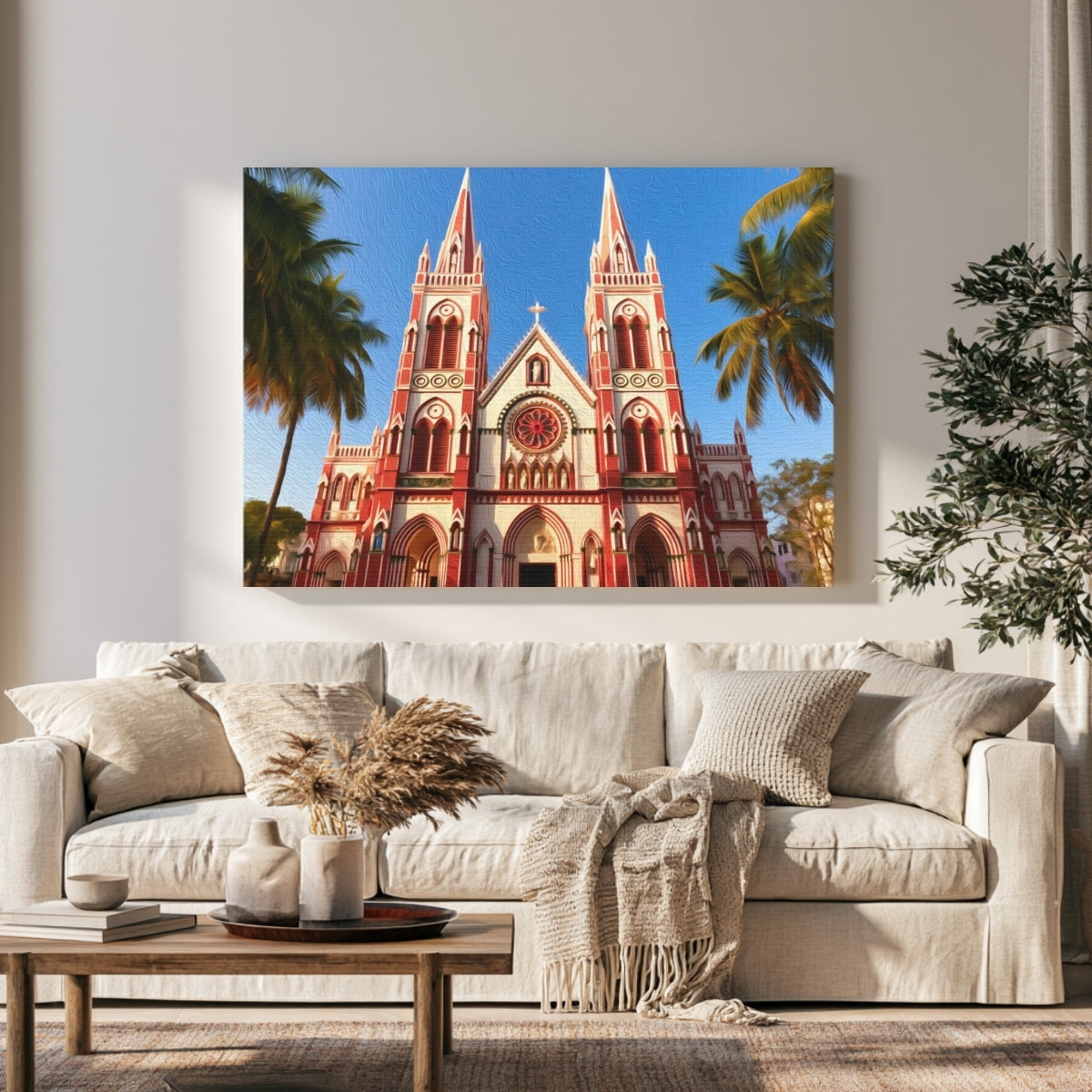 Basilica of the Sacred Heart — Pondicherry, India, view 1