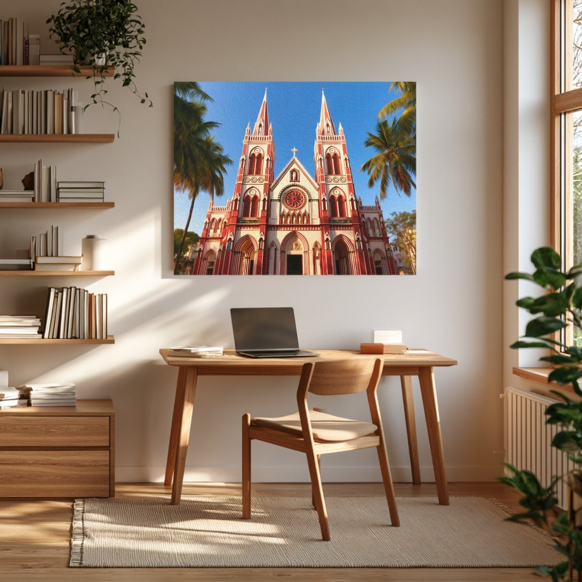 Basilica of the Sacred Heart — Pondicherry, India, view 3