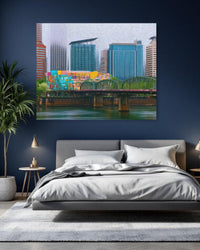 Willamette River Bridge Skyline — study 1 thumbnail