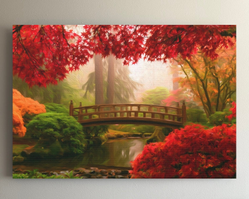Portland Japanese Garden Bridge — Portland, Oregon