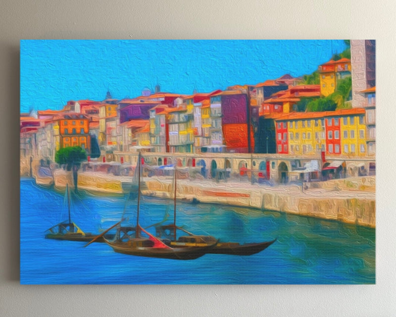 Ribeira Waterfront & Rabelo Boats — Porto, Portugal