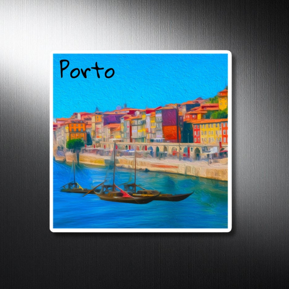 Porto, Portugal | Douro River Historic Waterfront | Original Series Decorative Magnet