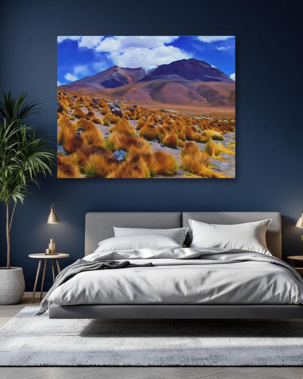 Potosi, Bolivia | Andean Highland Desert Landscape | Original Series Gallery Canvas detail