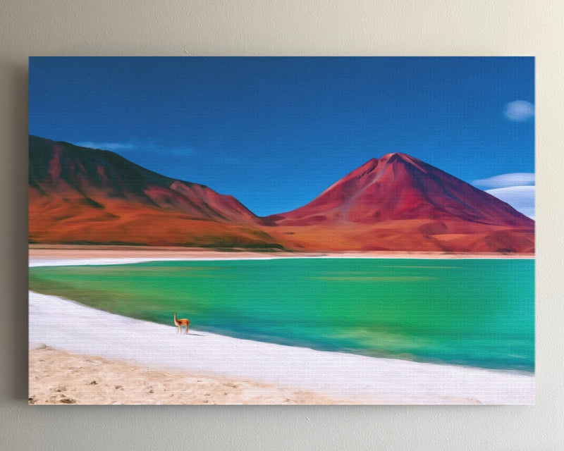 Laguna Verde Licancabur Volcano — Potosi, Bolivia