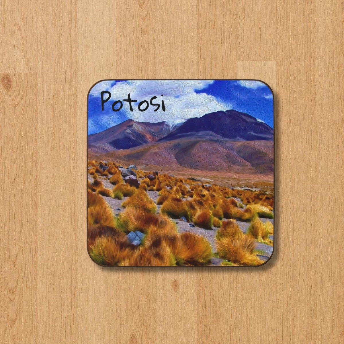 Andean Highland Desert Landscape — Potosi, Bolivia, study 1