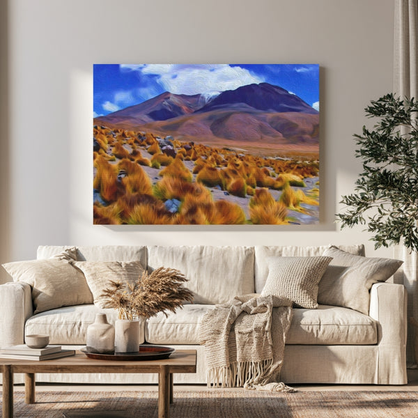 Potosi, Bolivia | Andean Highland Desert Landscape | Original Series Gallery Canvas
