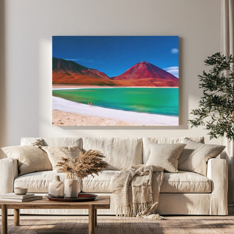 Laguna Verde Licancabur Volcano — Potosi, Bolivia, view 1