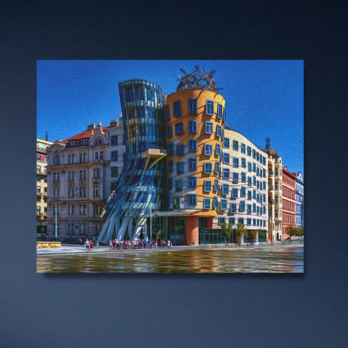 Prague, Czech Republic | Dancing House Prague | Original Series Gallery Canvas