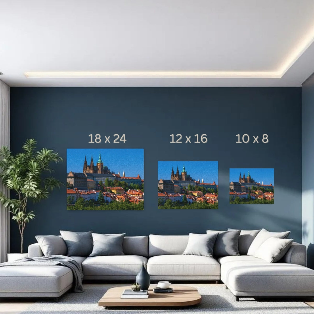 Prague, Czech Republic | Prague Castle Saint Vitus Cathedral | Original Series Gallery Canvas detail