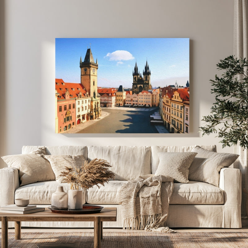 Old Town Square Prague in a room — Prague, Czech Republic