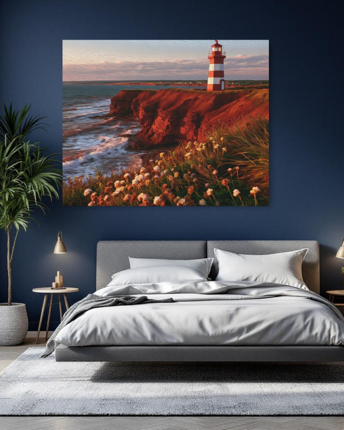 West Point Lighthouse Red Cliffs — Prince Edward Island, Canada Study No. 1