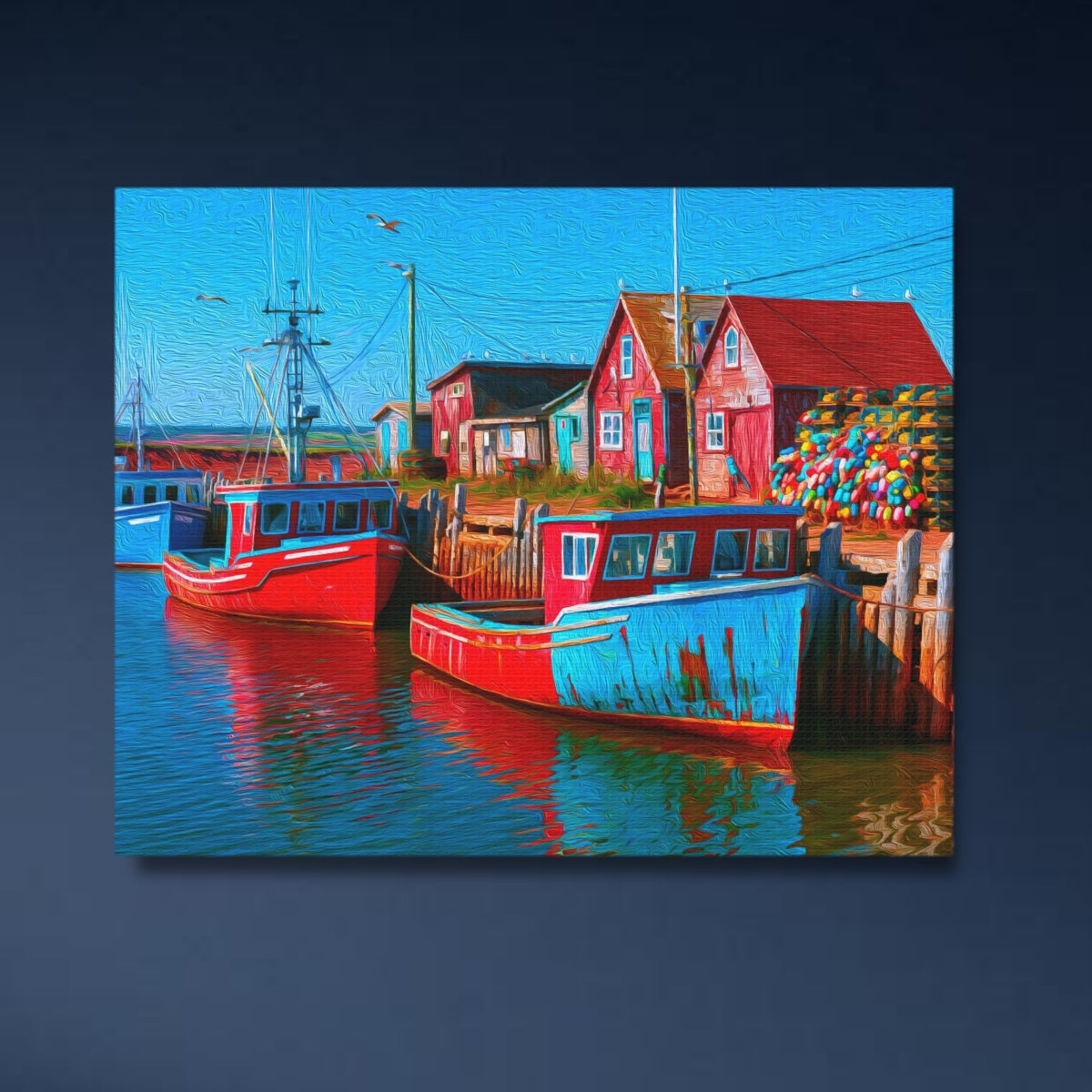 Malpeque Harbour Fishing Wharf — Prince Edward Island, Canada Study No. 4