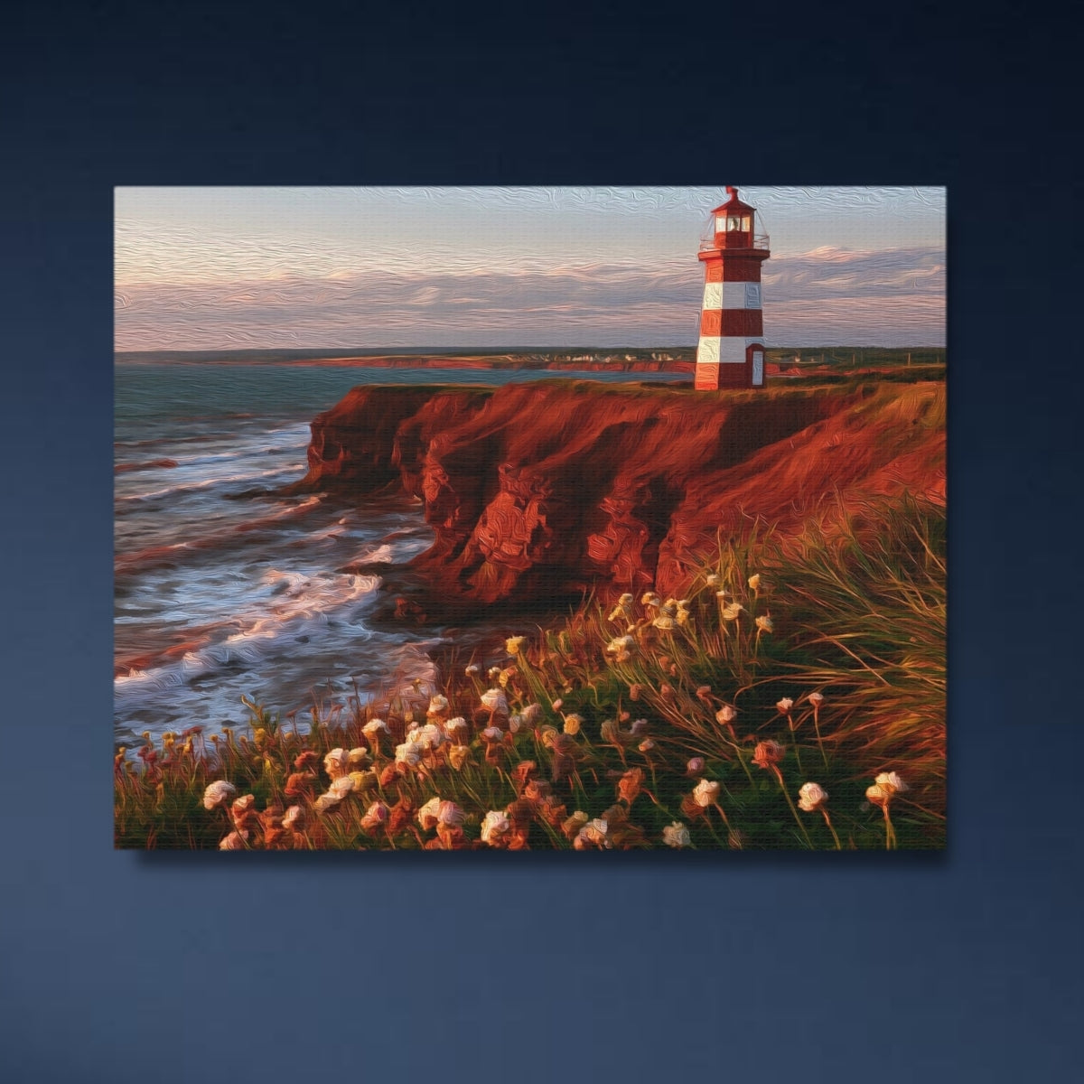 West Point Lighthouse Red Cliffs — Prince Edward Island, Canada Study No. 4