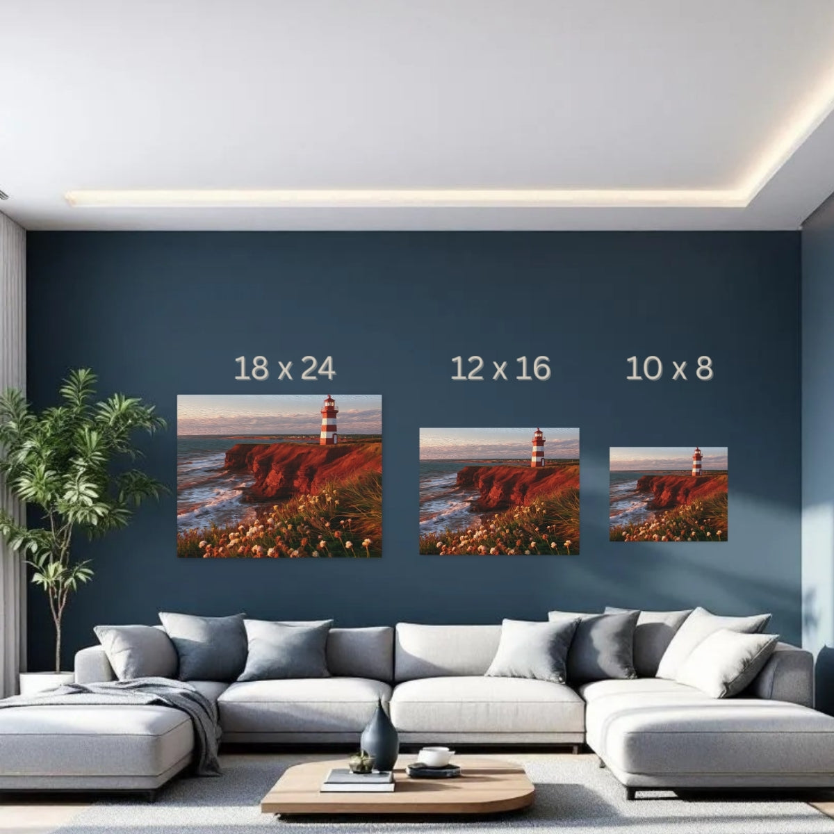 West Point Lighthouse Red Cliffs — Prince Edward Island, Canada Study No. 3