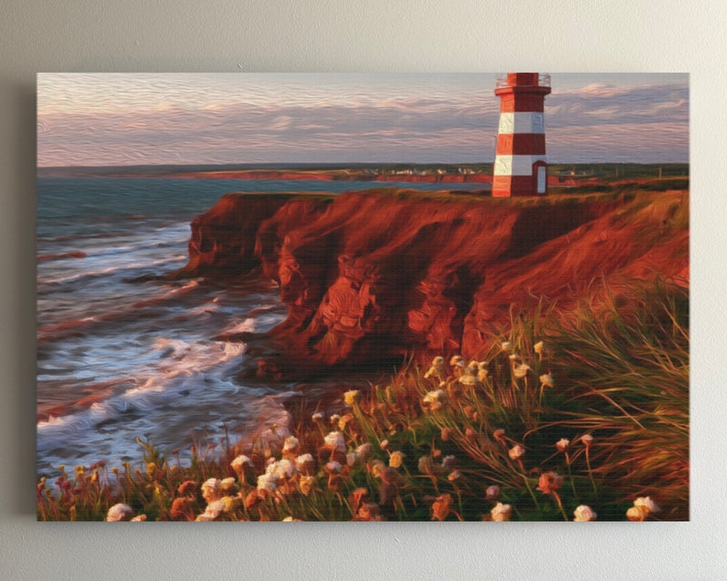 West Point Lighthouse Red Cliffs — Prince Edward Island, Canada