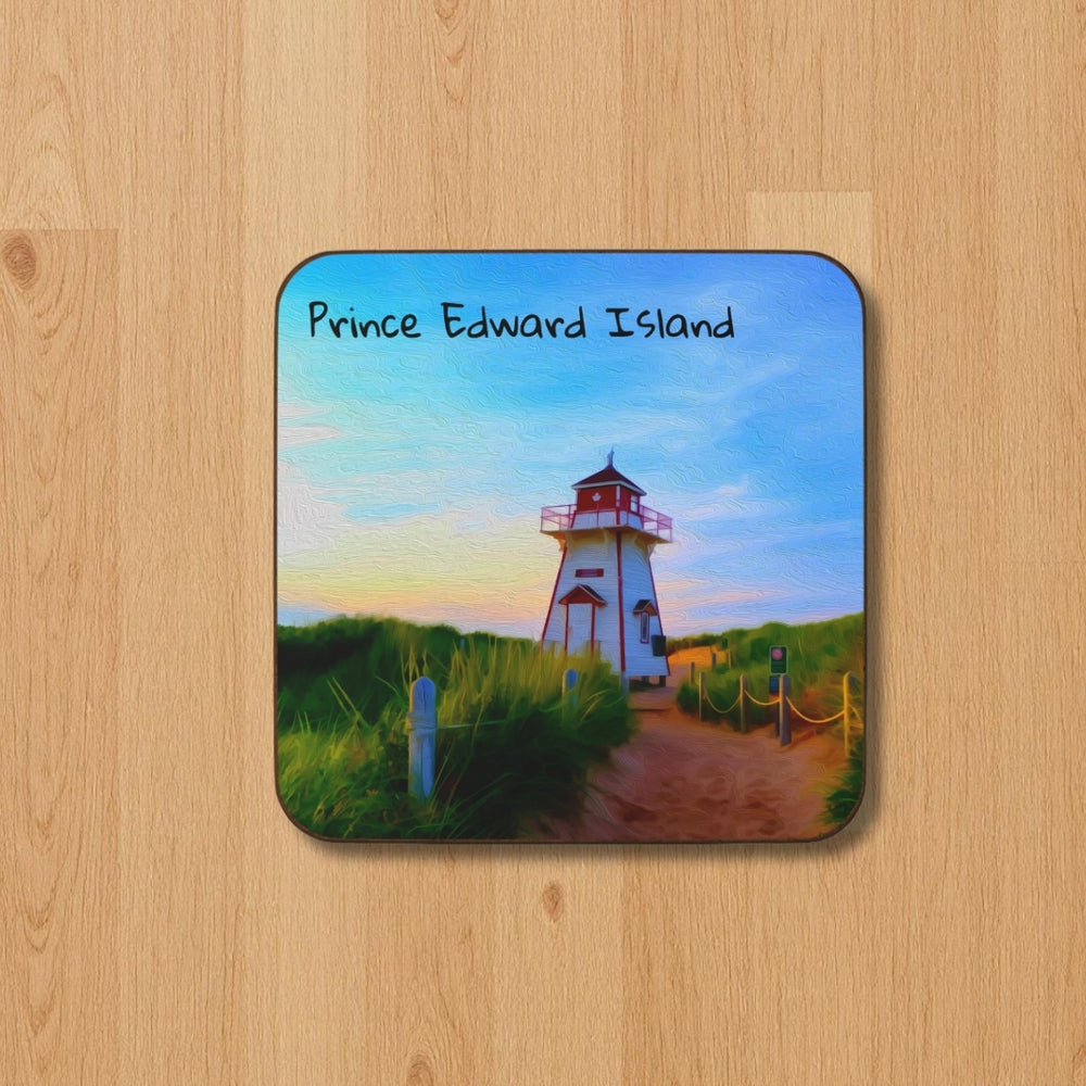 Prince Edward Island, Canada | Covehead Harbour Lighthouse Dunes | Original Series Hardboard Coaster