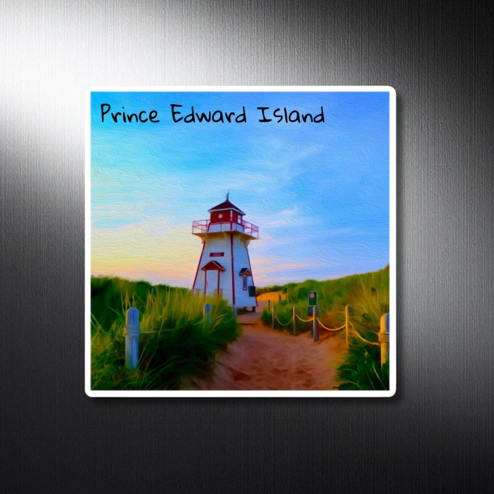 Prince Edward Island, Canada | Covehead Harbour Lighthouse Dunes | Original Series Decorative Magnet