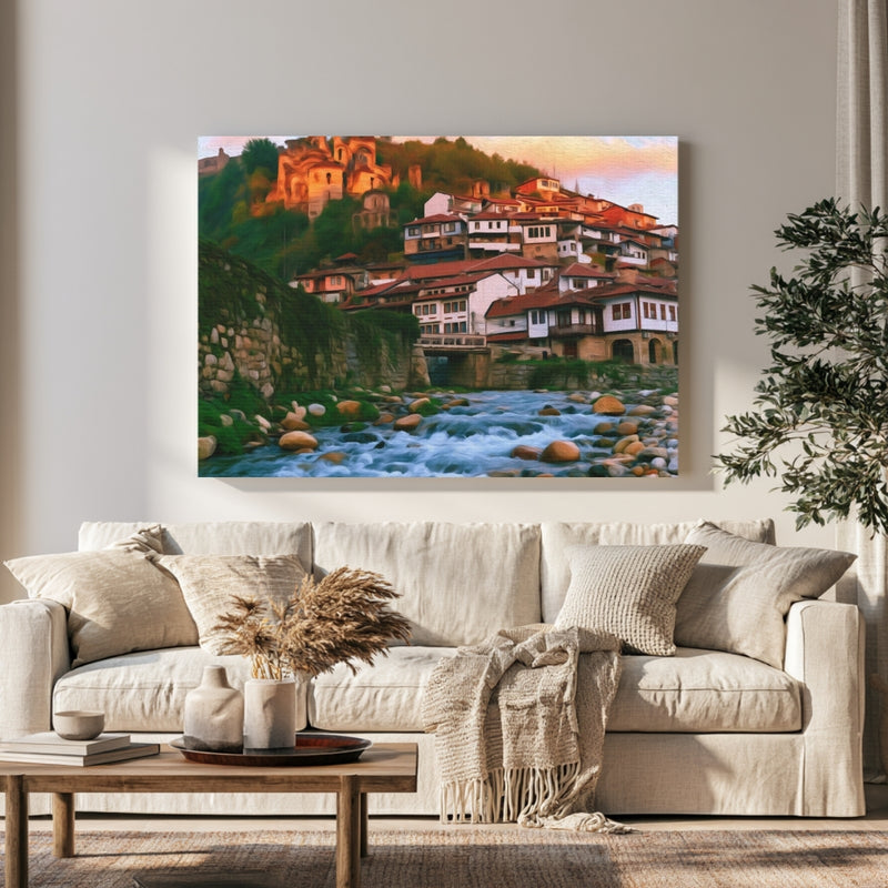 Prizren Fortress Riverfront Old Town — Prizren, Kosovo, view 1