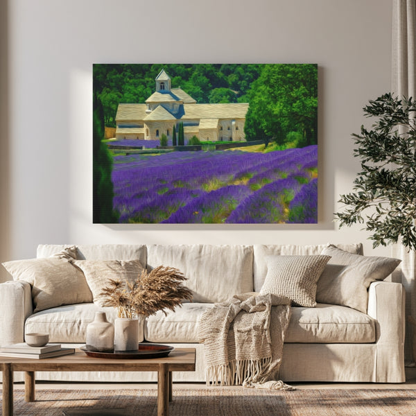 Provence, France | Sénanque Abbey Lavender Fields | Original Series Gallery Canvas