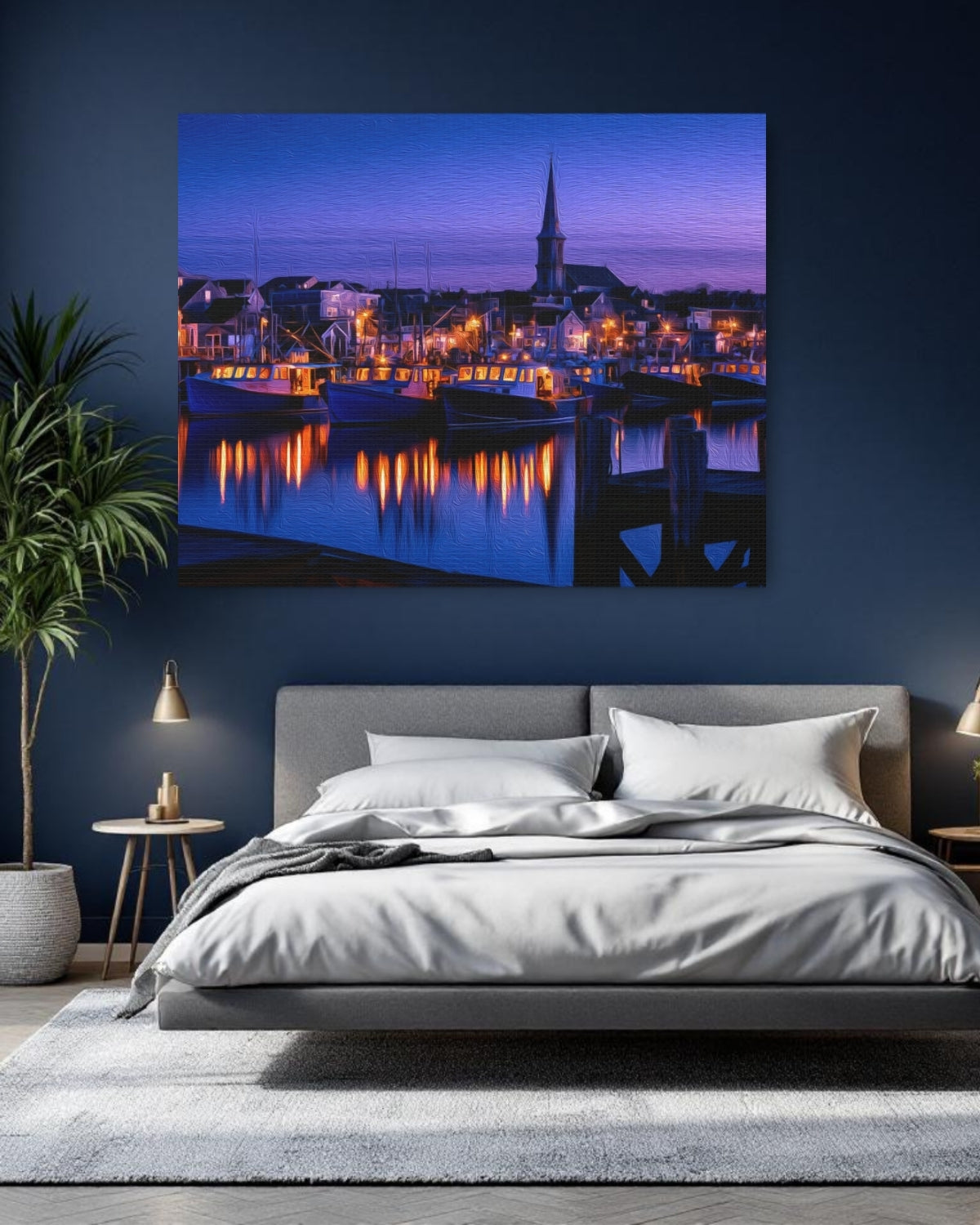 Harbor at Blue Hour — Provincetown, Massachusetts, study 1